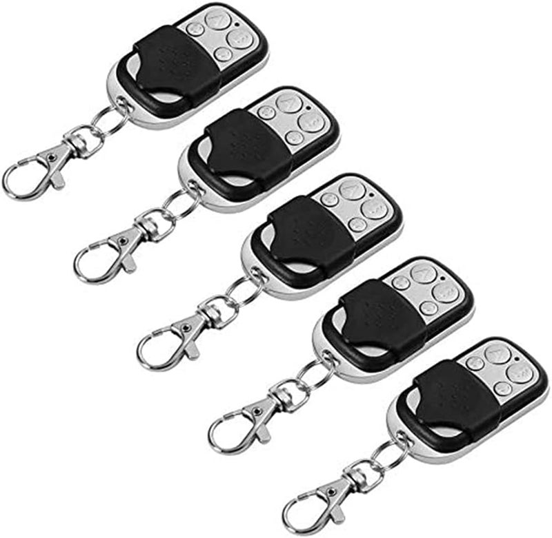 klarako 5pcs Gate Garage Door Opener Remote Control Fob Wireless Remote Control Key Fob for Car Garage Door Key 433mhz - Image 1