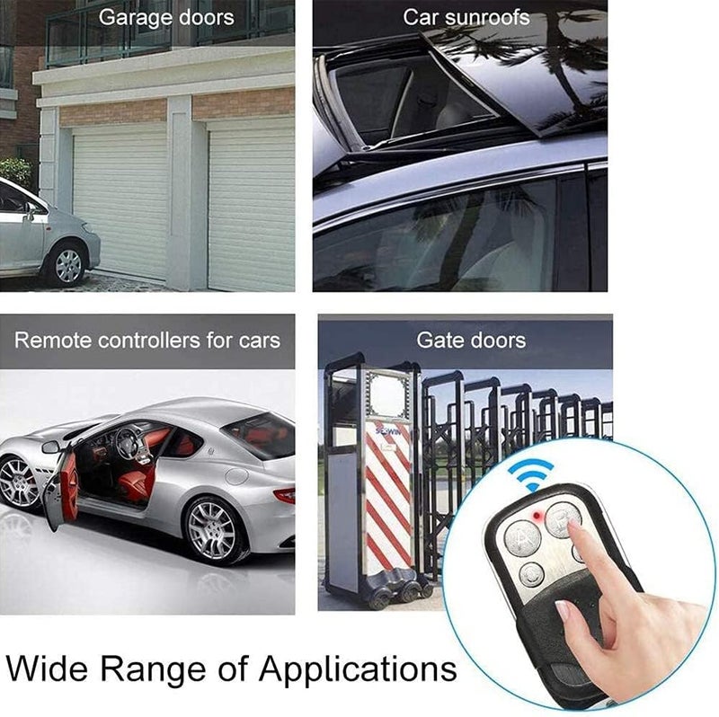 klarako 5pcs Gate Garage Door Opener Remote Control Fob Wireless Remote Control Key Fob for Car Garage Door Key 433mhz - Image 3