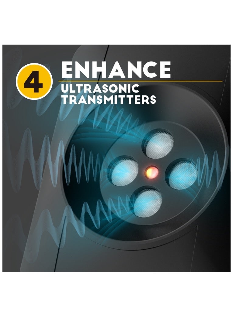 Anti Barking Device for Dogs With 4 Enhanced Ultrasonic Transmitter 3 Adjustable Levels – 4 Heads - Image 3