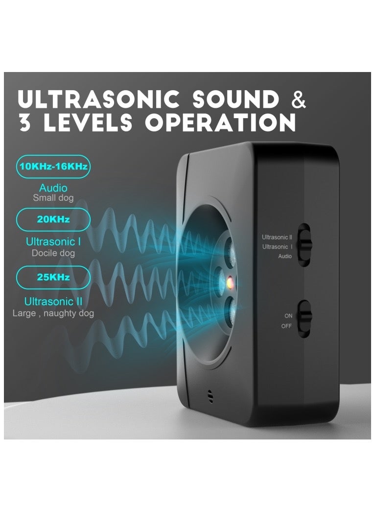 Anti Barking Device for Dogs With 4 Enhanced Ultrasonic Transmitter 3 Adjustable Levels – 4 Heads - Image 4