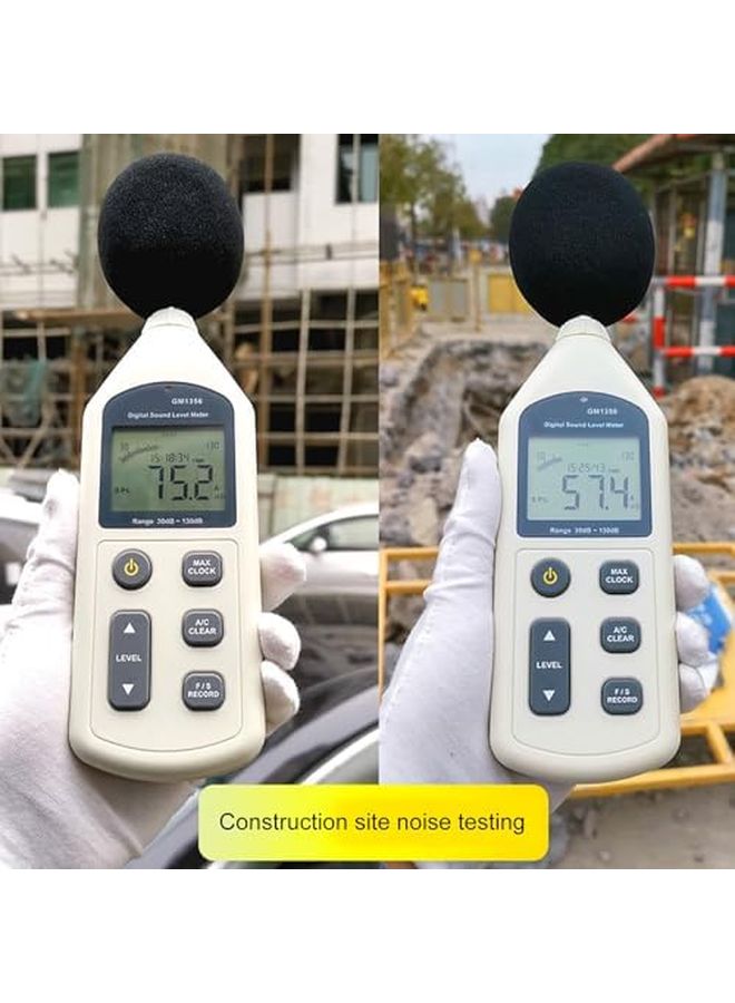 GM1356 Digital Sound Level Meter 30 130dB Noise Tester For Indoor Outdoor Use - Image 3