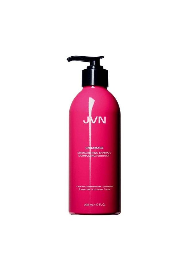 JVN Undamage Strengthening Shampoo Reparative Shampoo For Dry Hair Smooths Strands And Repairs Hair Sulfate Free (10 Fl Oz)  - Image 2