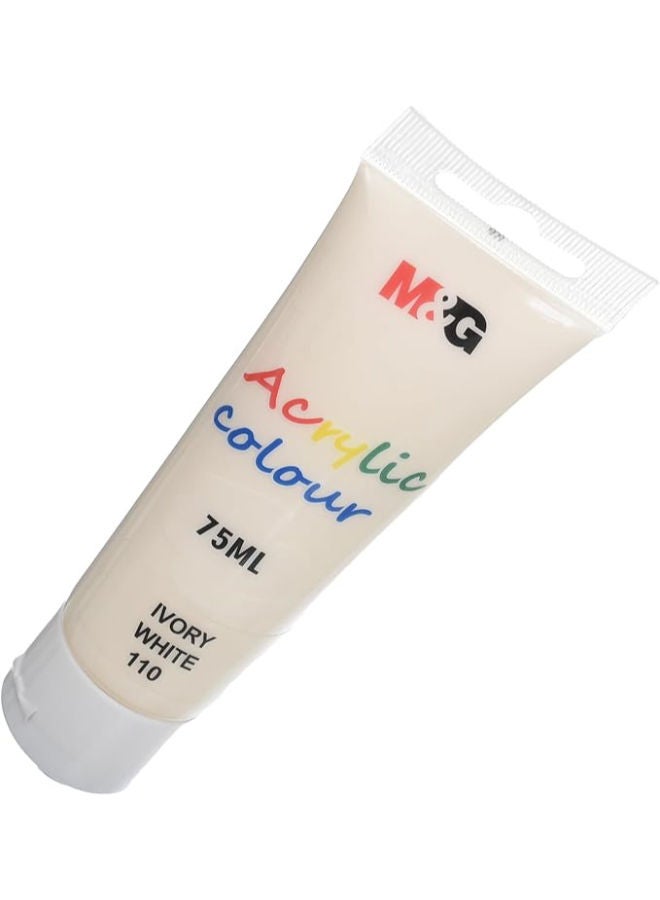M&G Acrylic Colour Tube, Clean Art Creation, Vibrant Pigment, 75ml - Image 2