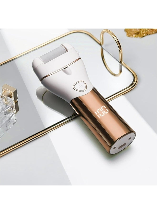 ElectricCallus Remover for Feet, 16-in-1 Professional Pedicure Tools Foot Care Kit, Foot Scrubber Electric Feet File Pedi for Hard Cracked Dry Dead Skin, 3 Rollers, 2 Speed, Battery Display - Image 4