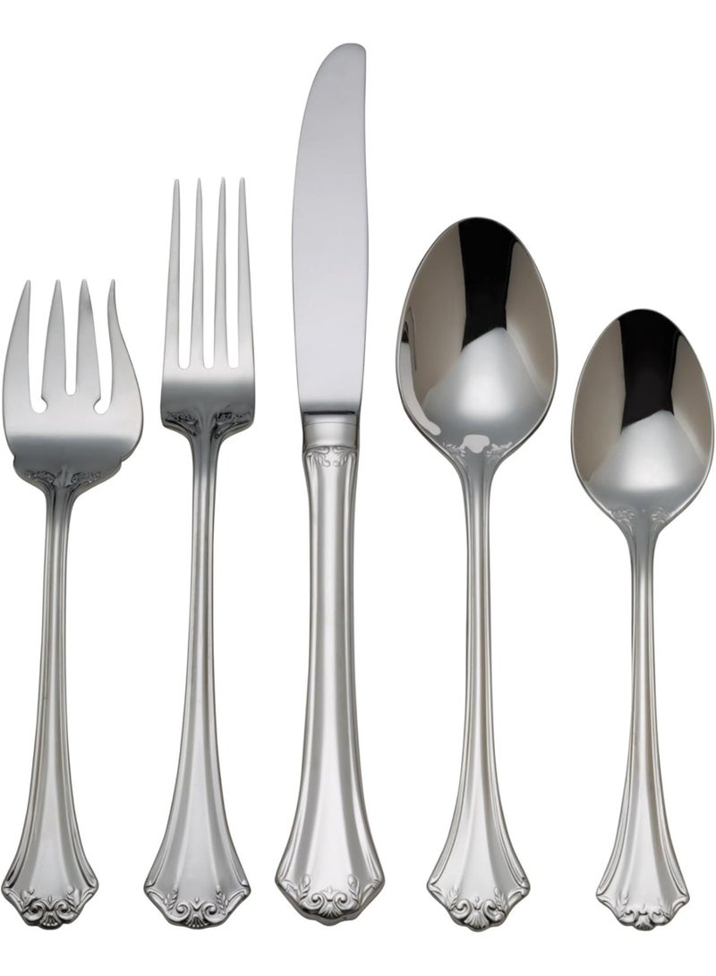 Reed & Barton Reed & Barton Country French 5Pc Flatware Place Setting, 5 Piece, Silver 