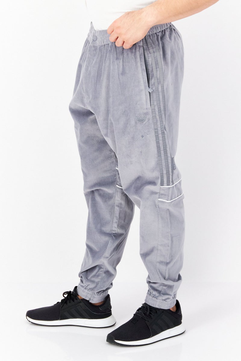 adidas Originals Men Sportswear Fit Outdoor Jogger Pants, Grey  - Image 4