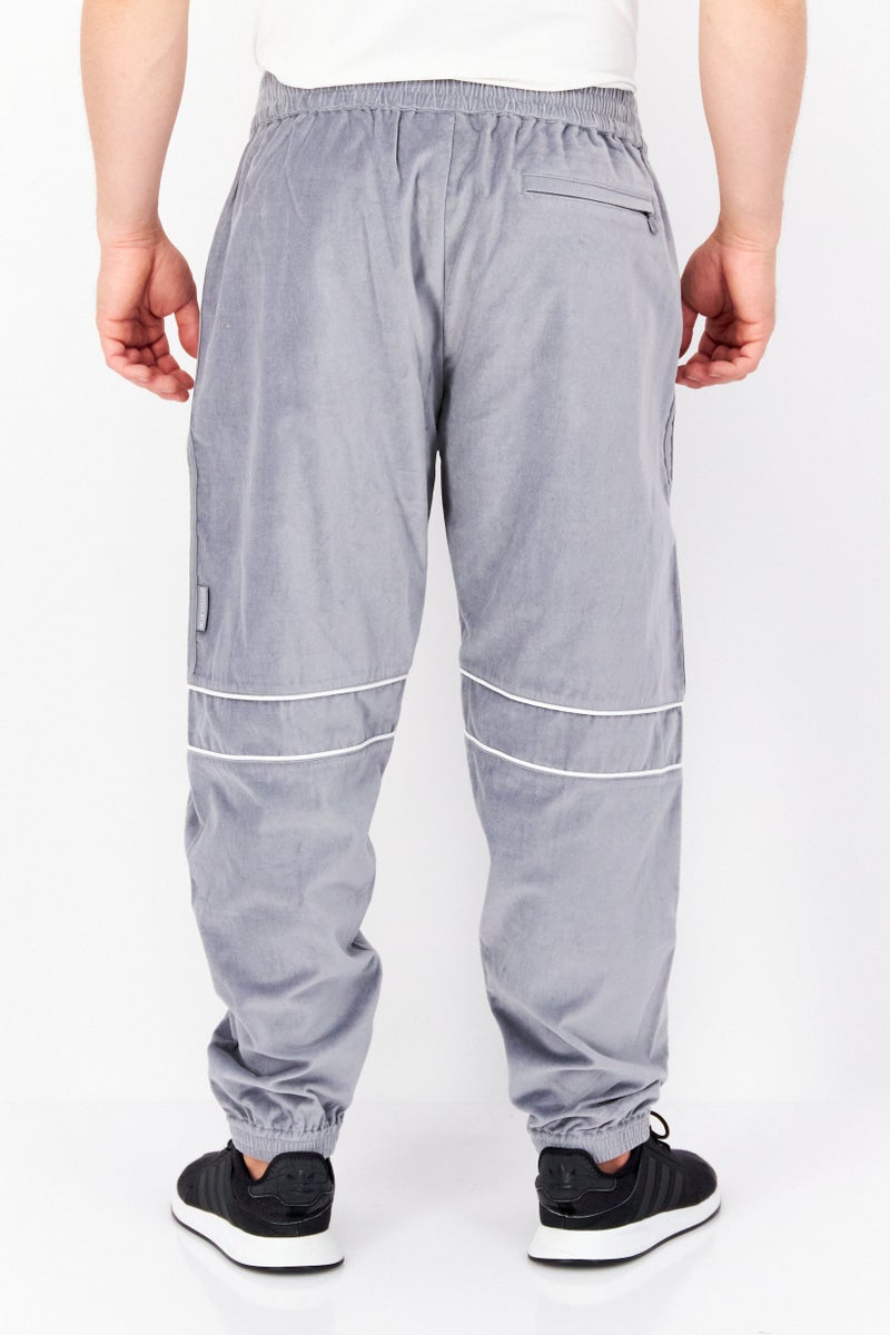adidas Originals Men Sportswear Fit Outdoor Jogger Pants, Grey  - Image 3