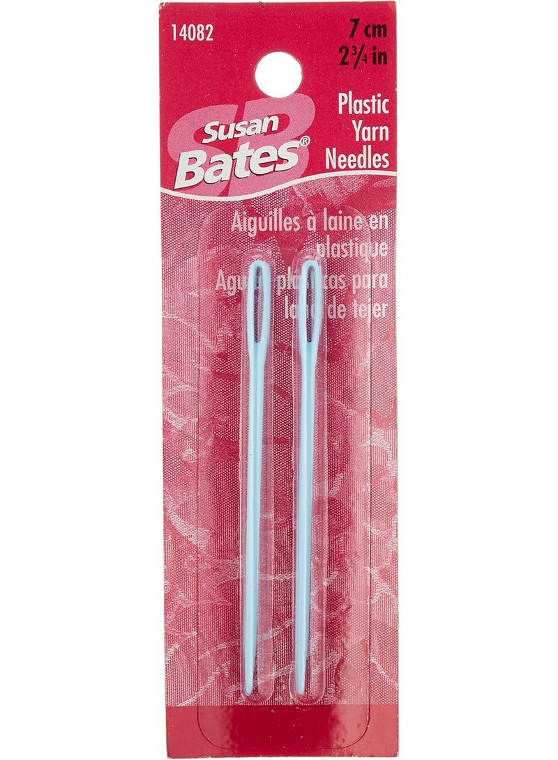 Susan Bates 14082 2-Pack Plastic Yarn Knitting Needle, 2-3/4-Inch