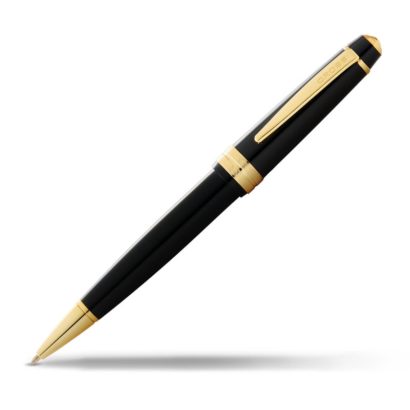 Cross Bailey Light Polished Black Resin and Gold Tone Ballpoint Pen - Image 1