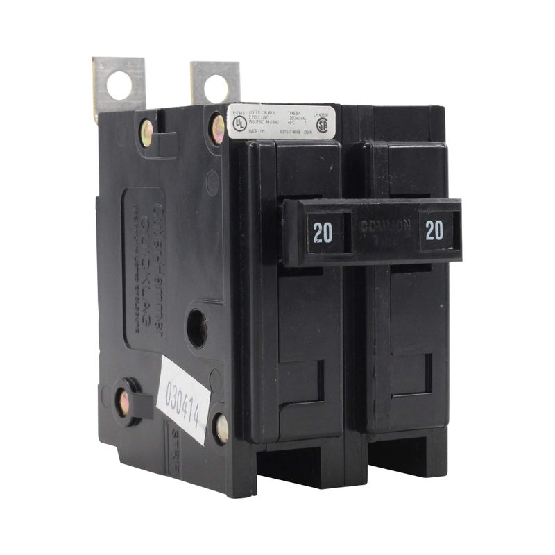 Eaton Cutler-Hammer Cutler Hammer BAB2020 20A 2 Pole Circuit Breaker, Color - Image 2