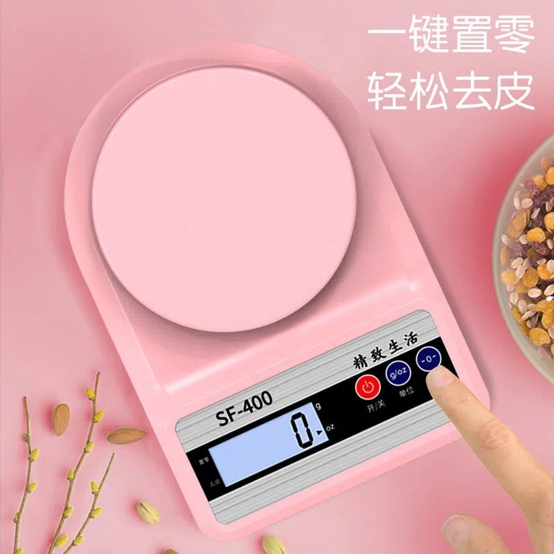 High Precision Kitchen Scale 0.1g for Baking 10kg [pink] charging 