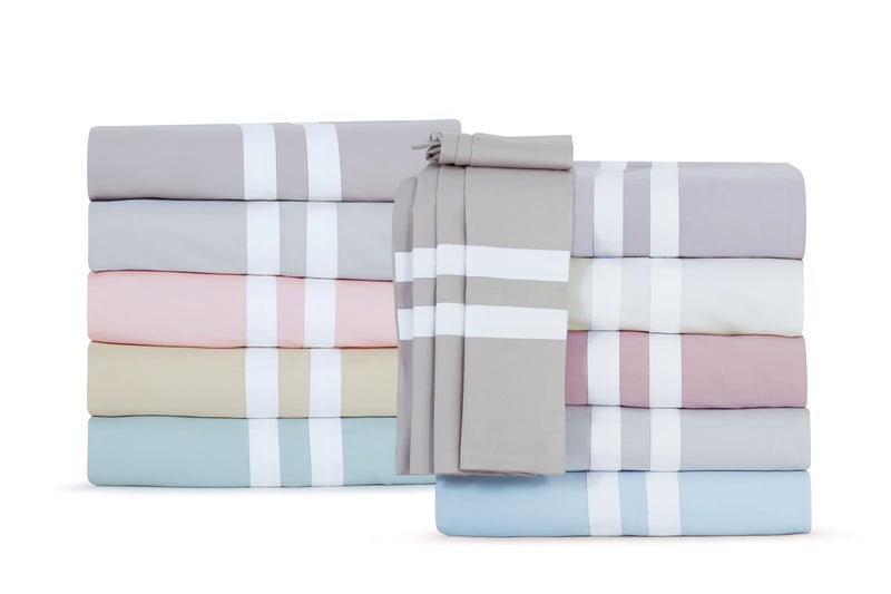 Spread Spain® Botanic Cotton 550 Thread Count King Size Quilt Cover with Corner Loops & Openable Zipper (90X108) - White - Image 4