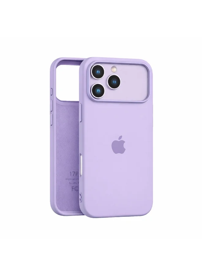 موبكوس جراب موبكوس الفاخر من السيليكون مع شعار بنفسجي وشحن لاسلكي مغناطيسي لهاتف آيفون 17 برو ماكس | ملمس ناعم كالحرير | حماية مقاومة للصدمات بمعايير عسكرية | توافق مغناطيسي قوي | غطاء أنيق ونحيف