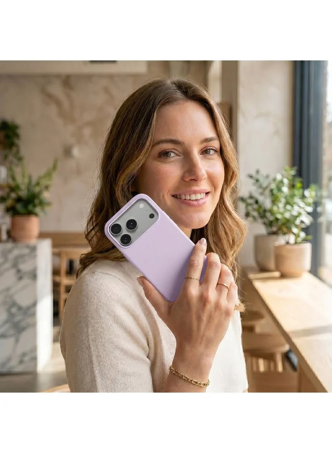 Mobcos Mobcos iPhone 17 Pro Max Purple Elite Logo Mobcos iPhone 17 Pro Max Purple Elite Logo Premium Silicone Magnetic Wireless Charging Case for iPhone | Silky Soft Touch | Military-Grade Shockproof Protection | Strong Magnetic Compatibility | Luxury Slim Cover  | Best Price UAE