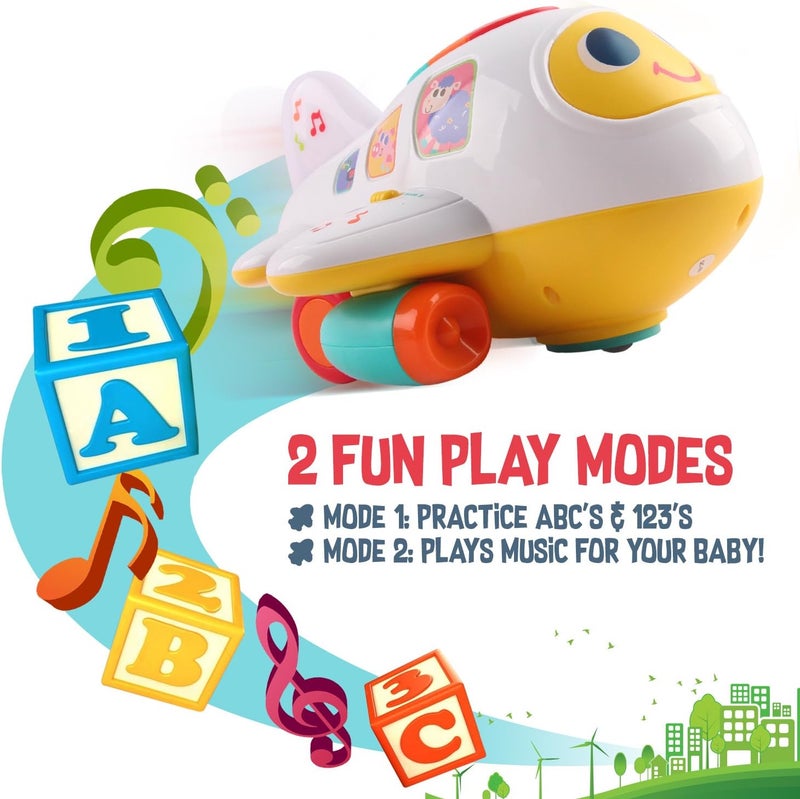 CoolToys Hola My First Plane Airplane Toy for Toddlers and Babies - Learning Letters, Numbers, and Colors - Image 5