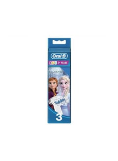 Oral-B 3 Pack of Children's Soft Toothbrush Heads Frost Princess Series With A Dust Cover Included  - Image 2