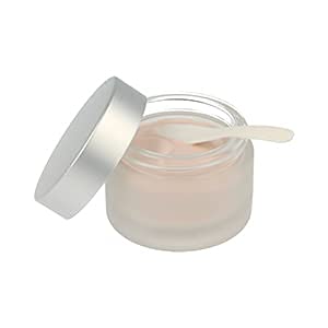 HOMEOTRADE Homeotrade 120Ml Empty Frosted Glass Face Cream Bottles With Silver Screw Cap For Cosmetic Makeup Lotion Storage Cylindrical Shape Container Little Crafts Jar 12Pcs  - Image 4