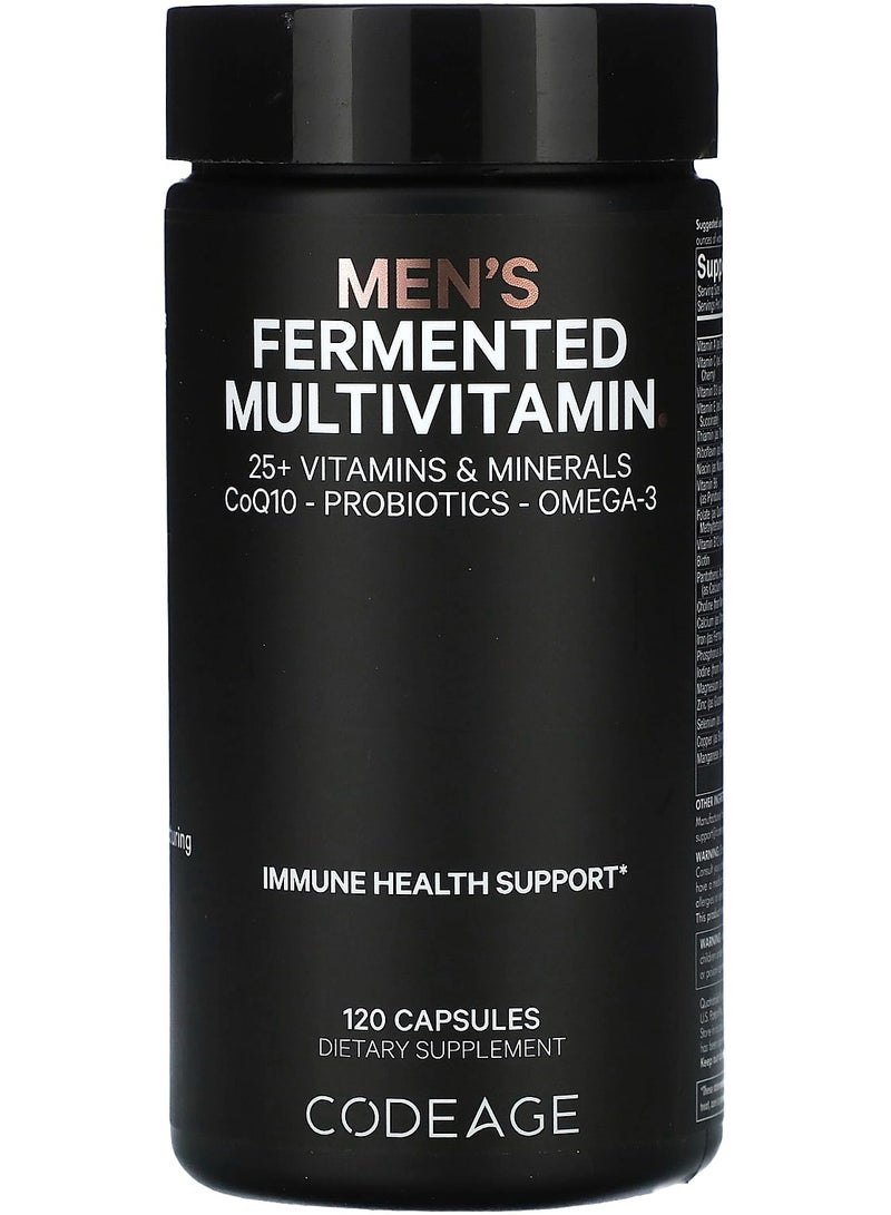 Codeage Men's Fermented Multivitamin, 120 Capsules