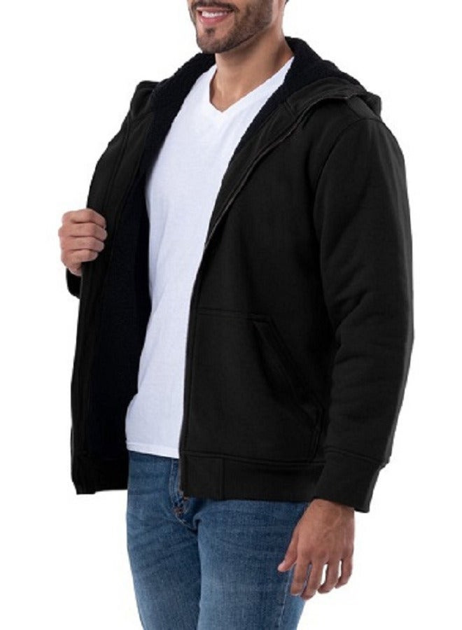 عام سويت شيرت اسود بسوسته وكابيتشو - Image 1