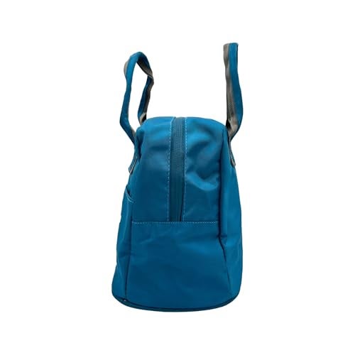 JUTEKA Insulated Travel Lunch Bag | Tiffin Bag | Storage Bag | Hand Bag for Kids, Office, School, Picnic, College (Teal Blue) - Image 4