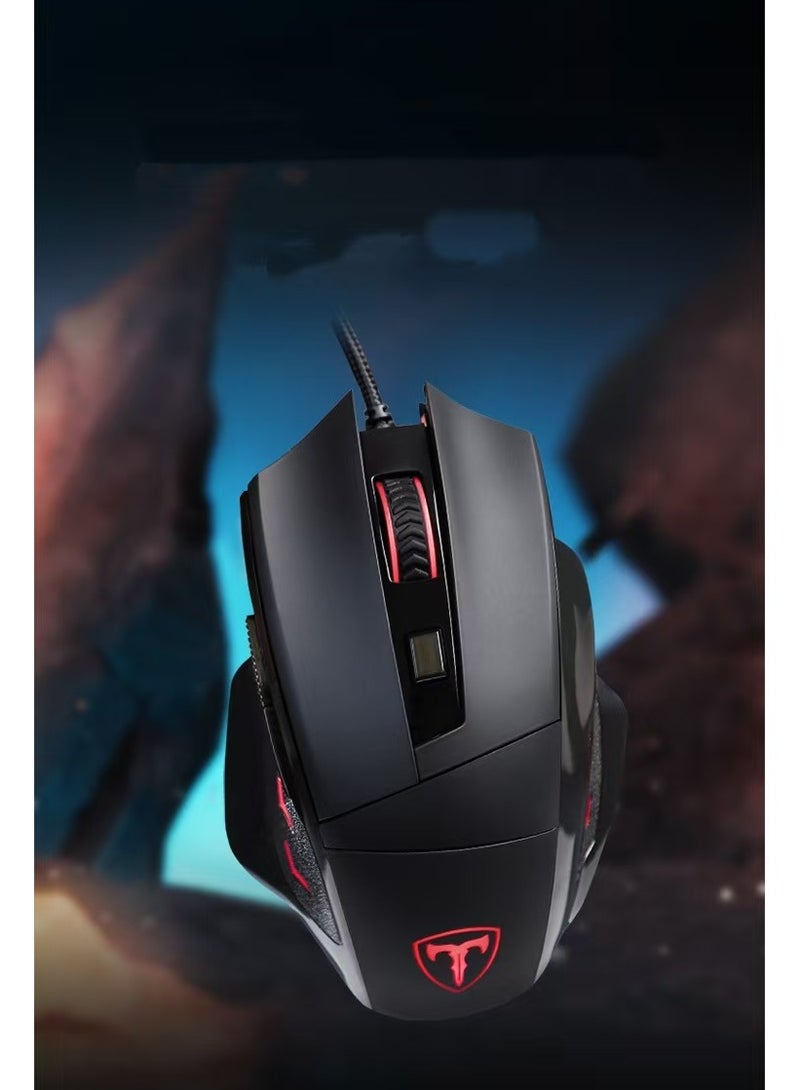 Captaintech Gaming Mice Gaming Mouse Wired RGB Chroma Backlit Gaming Mouse 8 Programmable ons, 7200 DPI Adjustable, Comfortable Grip Ergonomic Optical PC Computer with Fire on, Sega Genesis Acces - Image 2