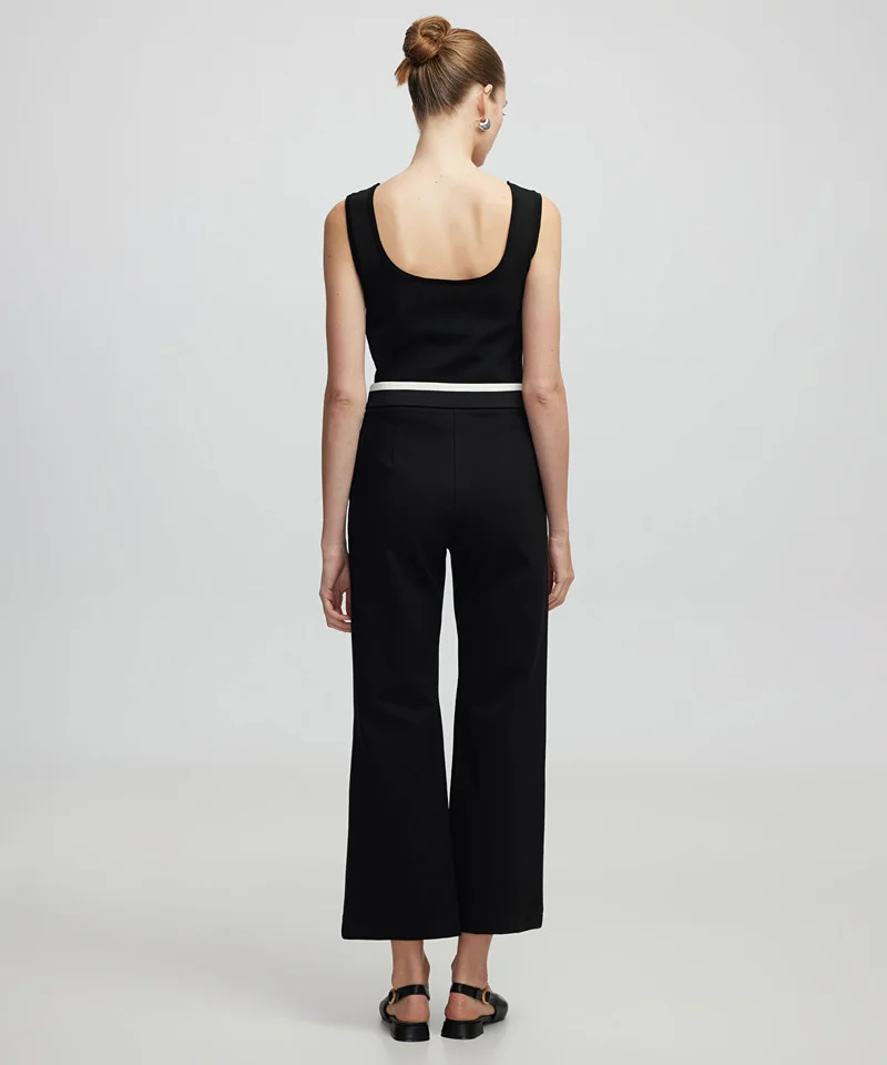Ipekyol  Contrast Waist Culotte Trousers for Women | Best Price UAE