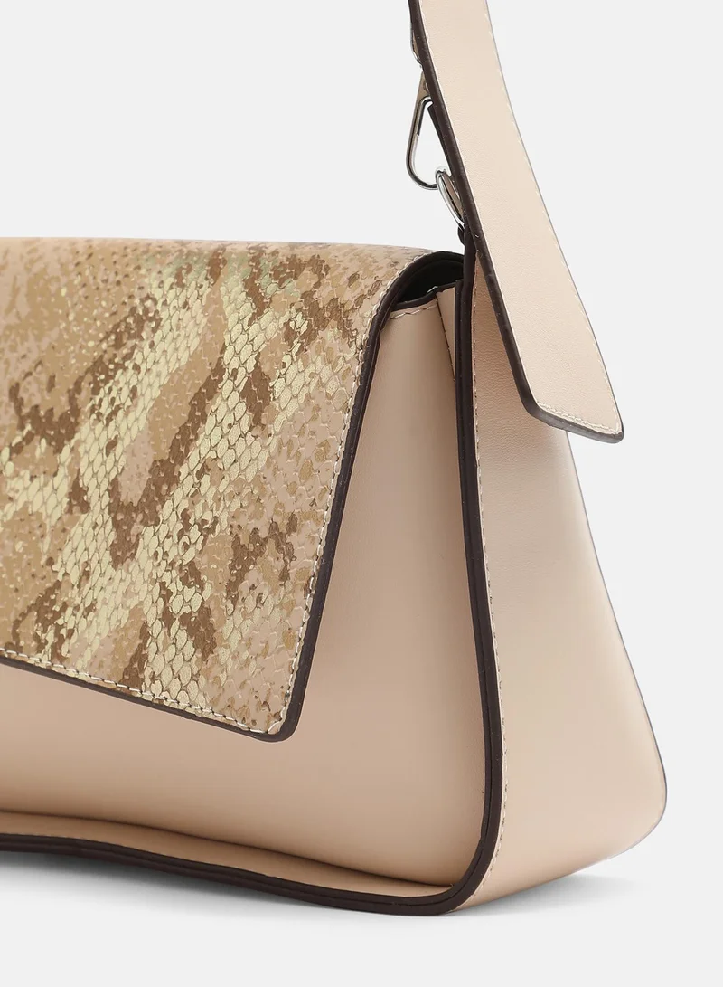 Haute Sauce Women's The Coilmark Asymmetric Hand Bag - Ecru Beige