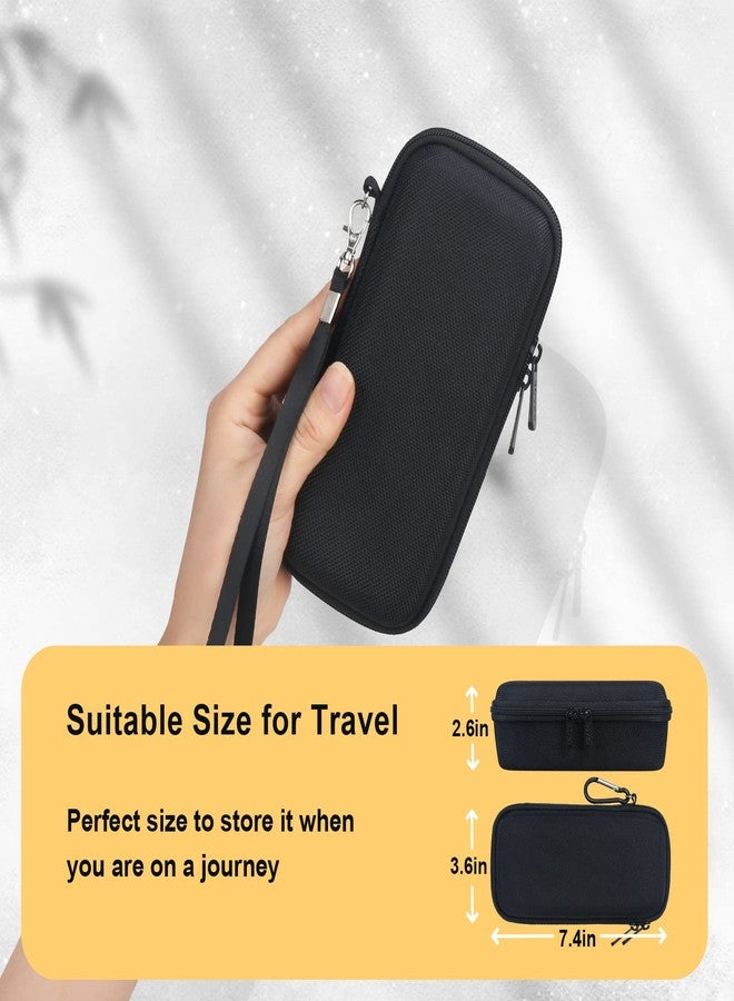 BOVKE Carrying GPS Case for Garmin GPSMAP 66i, Garmin inReach Explorer+, GPS Navigation Holder for Garmin GPSMAP 78sc 66s Handheld Satellite Communicator, Mesh Pocket fit Charging Cables, Black - Image 5