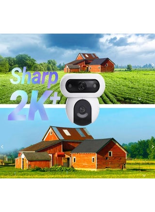 EZVIZ H90 Dual 4MP Ultra HD Smart Home Security Camera with Pan & Tilt, AI-Powered Detection, Color Night Vision, Two-Way Audio, and Weatherproof Design | CS-H90-R100-8H44WKFL - view 4