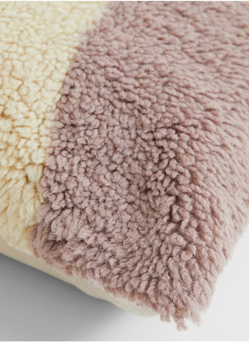 اتش اند ام Tufted Wool-Blend Cushion Cover