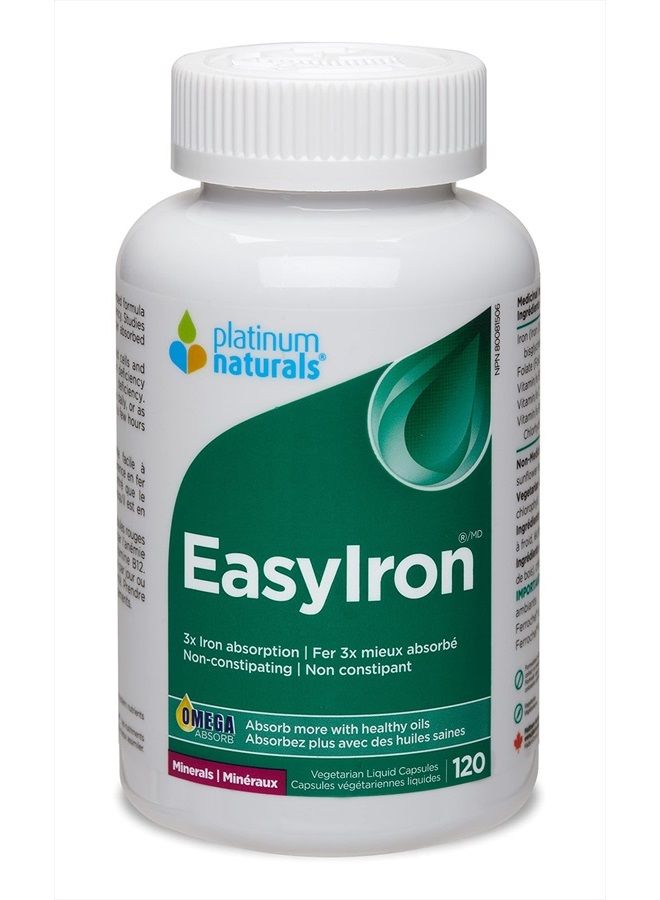 Platinum بلاتينوم ناتشورالز حديد سهل، 120 حبة - Image 1
