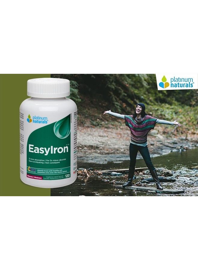 Platinum بلاتينوم ناتشورالز حديد سهل، 120 حبة - Image 5