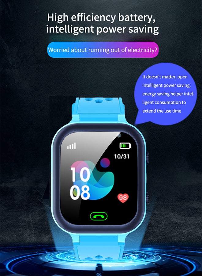 Arabest Smart Kids Watch,Fitness Activity Tracker Watch with Heart Rate/Sleep Monitor and Pedometer,IP68 Water Resistant Kids Watch with 8 Sport Modes for Birthday Gift for Kids(Blue)  - Image 3