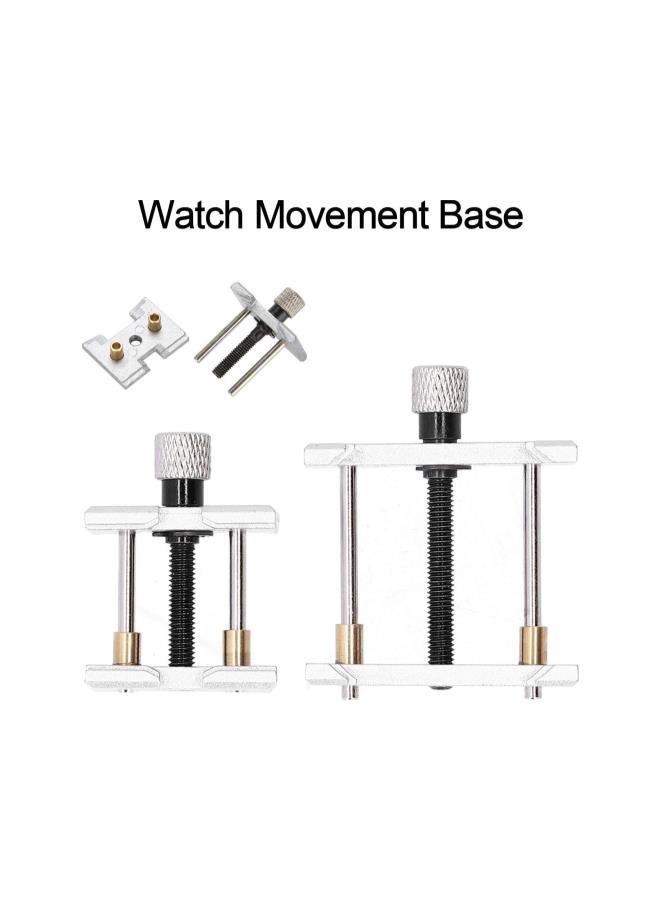 Clockwork Bracket Base, Universal Fixed Clock Pin Holder Clock Repair Tool, for Watchmaker Watch Repair Base Clockwork Holder Fixed Machine Ker, 2 Pieces - Image 3