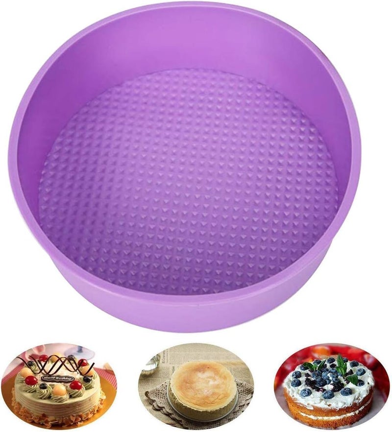 KOOTIPS Springform Cheesecake Pan Protector for 9'',9.5'' Springform, Round Cheesecake Water Bath, Chrismtas Silicone Baking Pan Accessories, Preventing Water from Entering10 inch - Image 1