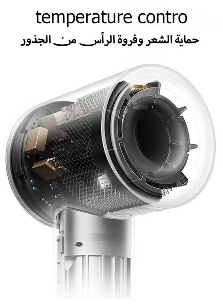 نورتك مجفف شعر أيوني احترافي بقوة 1600 واط، سريع الجفاف، مزود بخاصية التحكم الحراري، منخفض الضوضاء، يتضمن موزع هواء وفوهة تركيز لتصفيف مثالي. - Image 2