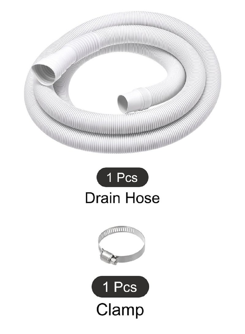 Kana Washing Machine Drain Hose Inlet Pipe Compatible with Most Brands 2 meter - Image 3