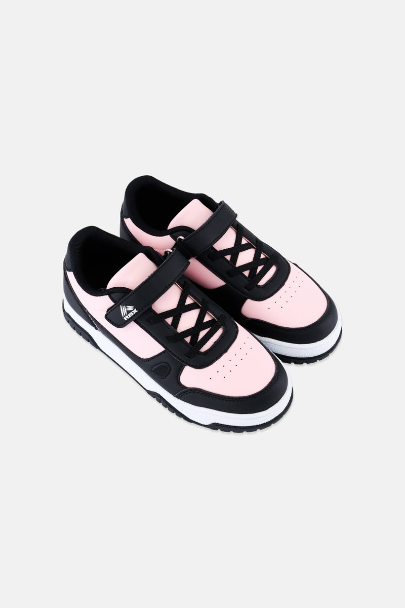 RBX Kids Girl Brand Logo Velcro Closure Outdoor Shoes, Multicolor - Image 4