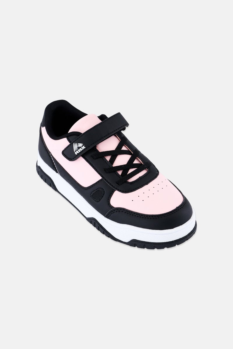 RBX Kids Girl Brand Logo Velcro Closure Outdoor Shoes, Multicolor - Image 1