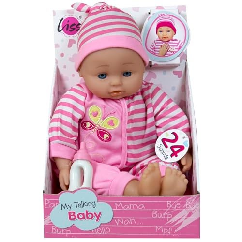 Lissi Doll Talking Baby 15 Inches Pink197846 - Image 5