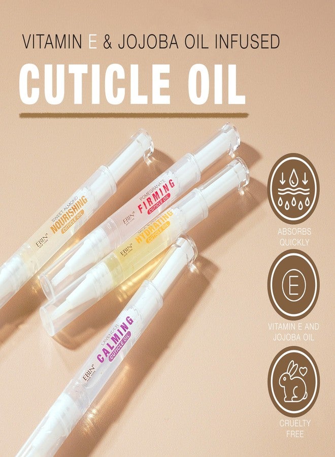 EBIN NEW YORK Cuticle Oil Pen - Hydrating Milk & Honey Infused, Jojoba Oil and Vitamin E Blend to Soften Cuticles and Strengthen Nails, Travel Size - Image 2