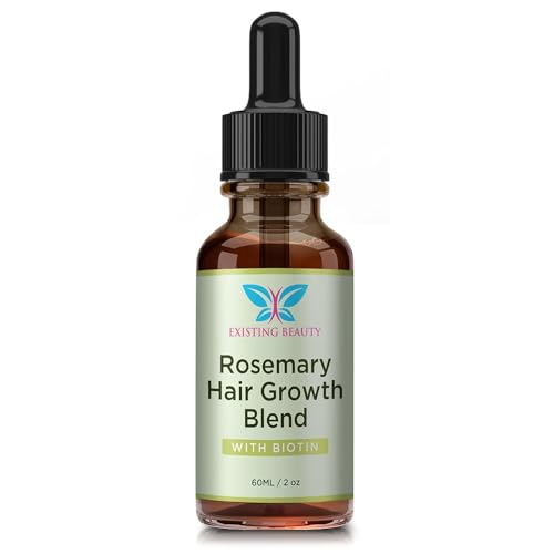 Existing Beauty Rosemary Oil for Hair Growth - Biotin & Natural Blend by Existing Beauty - Stimulates Scalp, Nourishes Roots, Promotes Thicker, Fuller Hair for Women & Men - 2.02 fl oz by Existing Beauty - Image 1