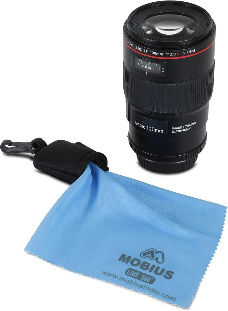 MOBIUS Pro-Maid Camera Lens Cleaner Clothes Set|Spectacles, Mobile/Tablet/Laptop Screen, Watch Dial, Camera Screen and Binocular Optics Cleaning Cotton Clothe - Image 2