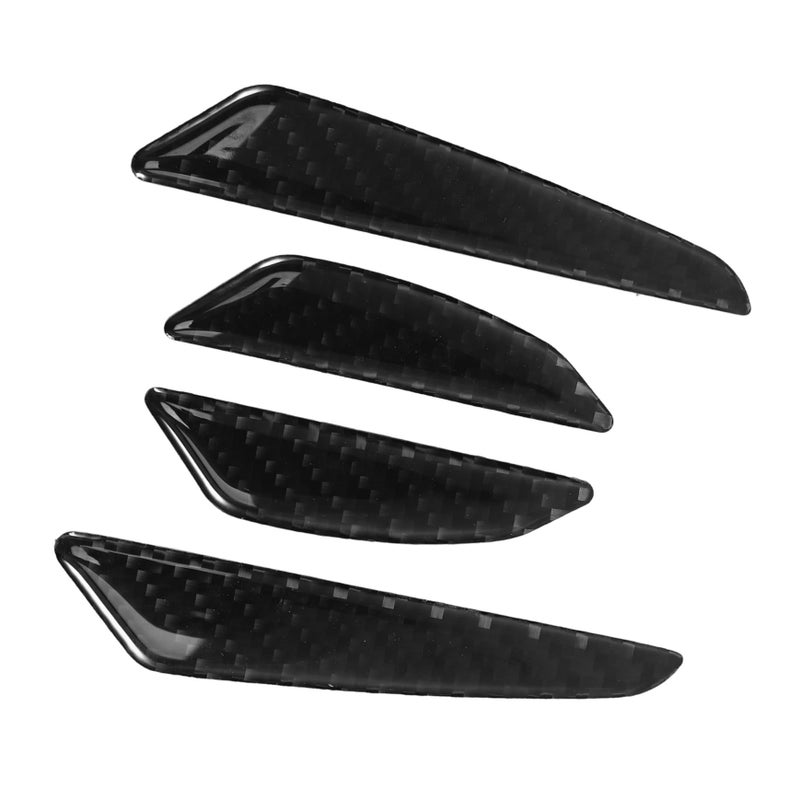 4Pcs Car Door Edge Guard Protector Scratch Trim Weather Resistant Black - Image 2