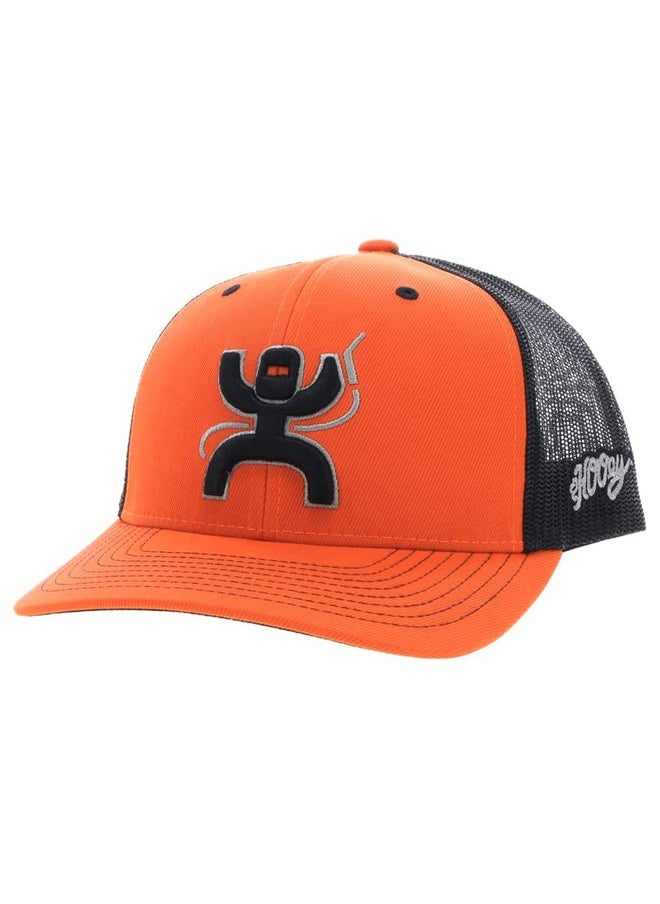 HOOEY Arc Adjustable Snapback Mesh Back Trucker Hat (Orange/Black) - pzsku/ZCA47AC7F43F10A37543DZ/45/_/1741329778/1d21d3cf-0dd4-41c6-8067-7c9ae9dace15