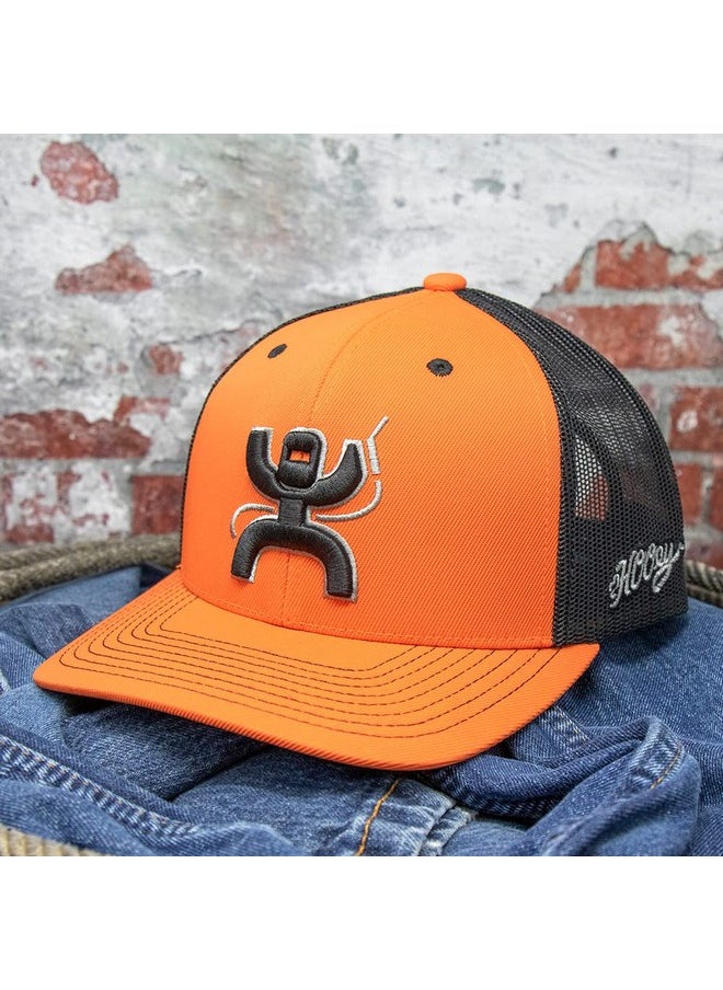 HOOEY Arc Adjustable Snapback Mesh Back Trucker Hat (Orange/Black) - pzsku/ZCA47AC7F43F10A37543DZ/45/_/1741329779/aae5859d-3bc7-442a-9818-dc10e52984d6