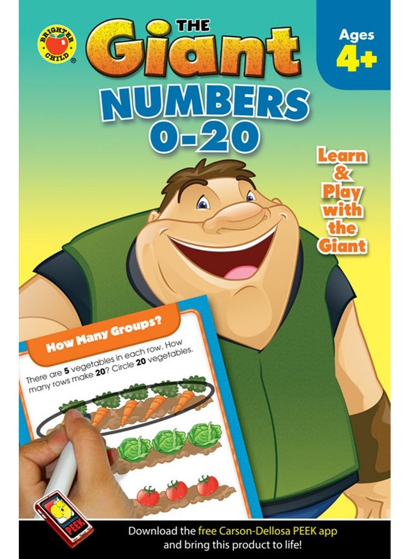 Giant: Numbers 0–20 Activity Book, Grades PK - K (The Giant) - Image 1