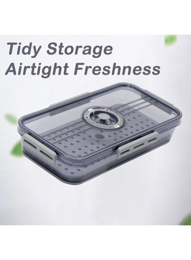 CXYNDFA Deli Meat Container for Fridge - Airtight Lunchmeat Storage with Date Marker & Drip Tray, Leakproof Home Storage Container for Cold Cuts and Cheese - Image 5