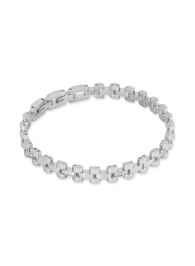 CERRUTI 1881 Andrea Crystal-Embellished Unique Chain Bracelet