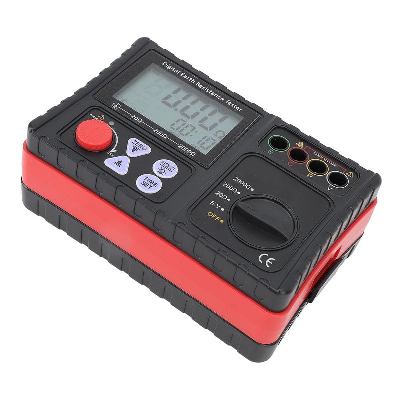 Aqxreight Digital Insulation Resistance Tester 0 2000 Ohm LCD Backlit Megohmmeter - Image 4